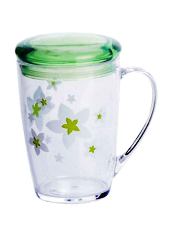 RoyalFord 260ml Prima Water Cup, RF9957, Clear/Green