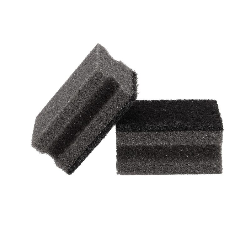 

Royalford RoyalBright Heavy Duty Scrub Sponge Pads, RF11081, Black, 4 x