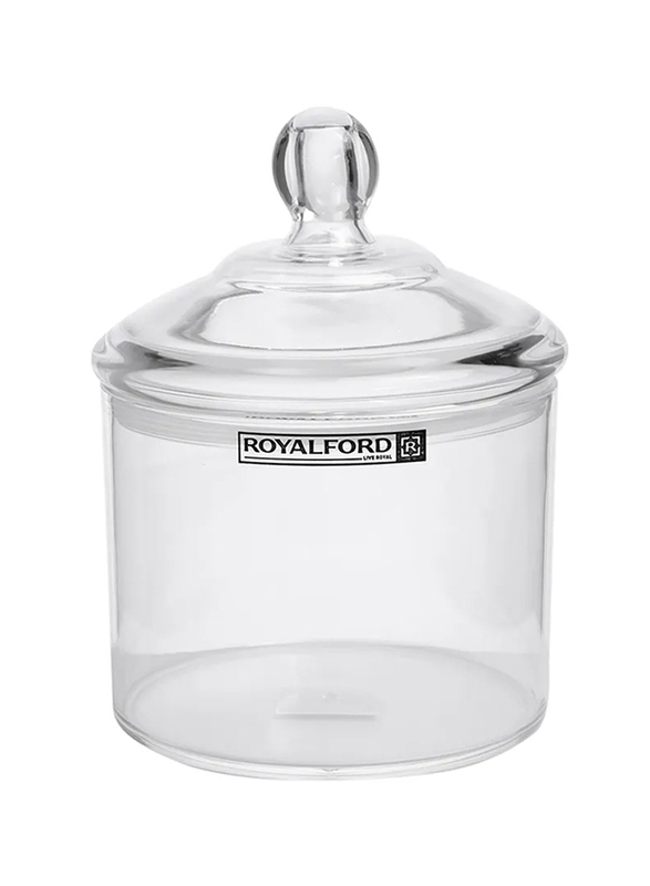 RoyalFord Polyethylene Canister, 1000ml, Clear