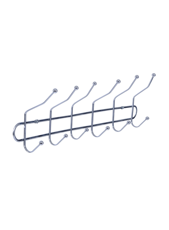 Delcasa 6 Stainless Steel Wall Mount Hook, Silver