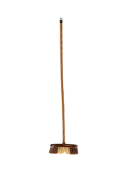 Delcasa Broom with Wooden Stick, Brown, 1.2-meter