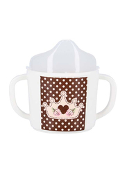 RoyalFord 200ml Melamine Handle Cup with Lid, White