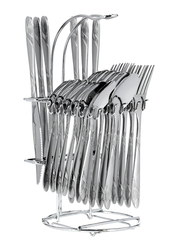 Royalford 24-Piece Stainless Steel Cutlery Set, RF2087-CS24, Silver
