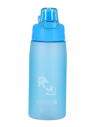 RoyalFord 550ml Plastic Water Bottle with Lid, Blue