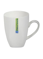 RoyalFord 250ml Magnesia Square Coffee & Tea Mug, White
