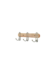 RoyalFord Golden Hooks, 3 Pieces, Gold/Beige