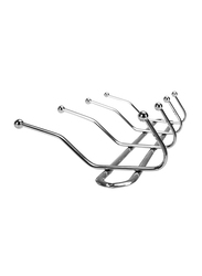 RoyalFord Chrome Plated Metal Hanger, Silver