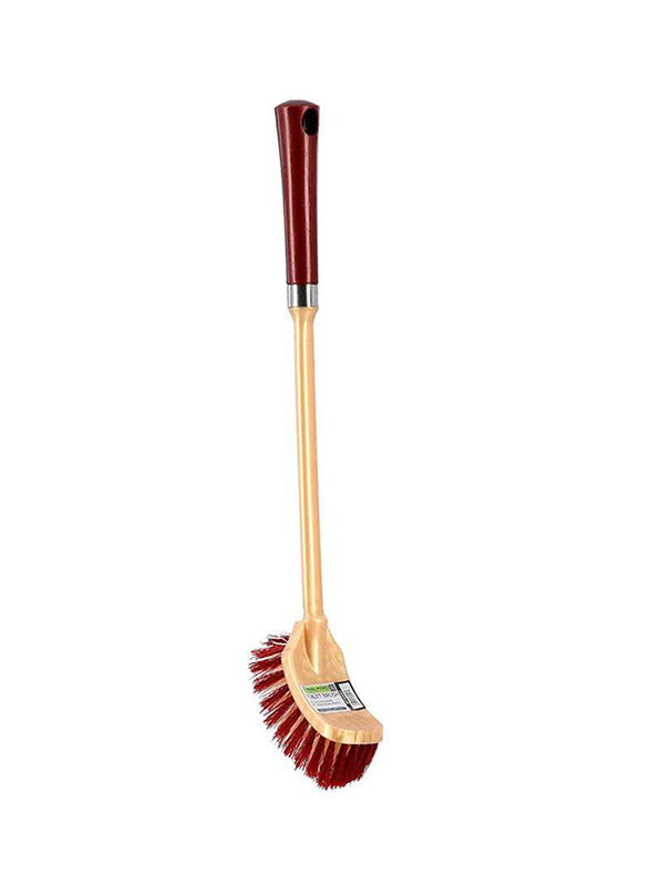 

RoyalFord Handheld Toilet Brush, Yellow/Red