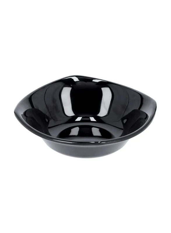 

RoyalFord 5.5-inch Melamine Square Serving Bowl, Black