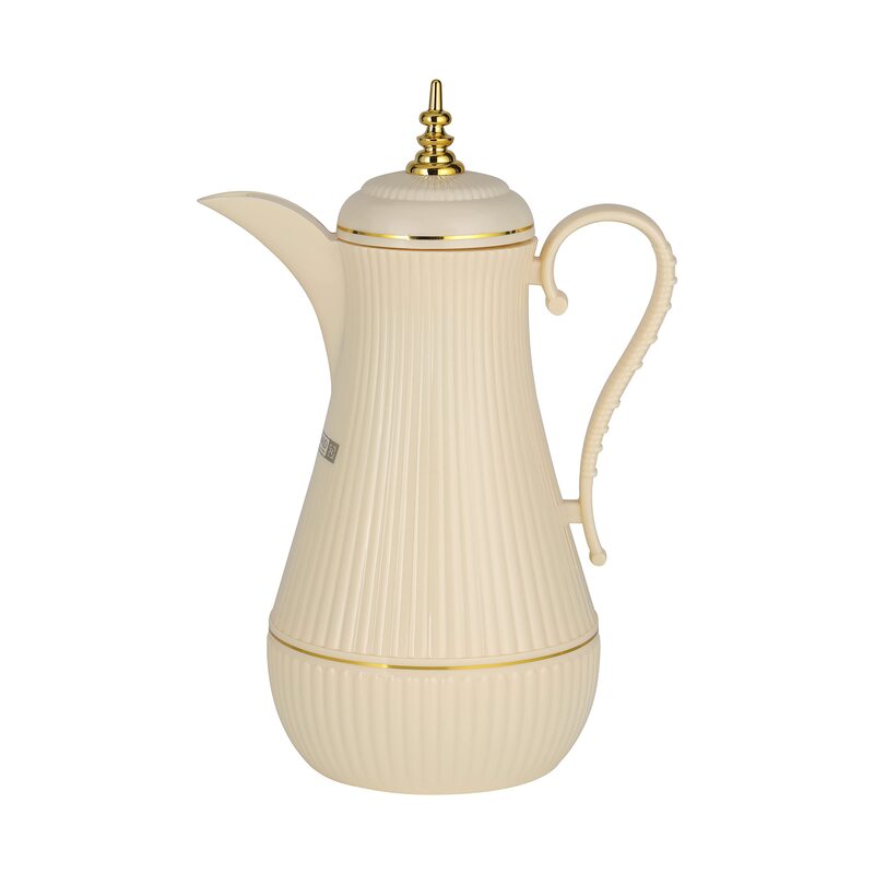 

Royalford 1Ltr Daaria Double Wall Vacuum Flask, RF10187, Beige
