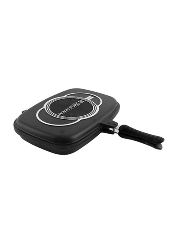 

RoyalFord 32cm Stainless Steel Double Grill Pan, RF5515, Black