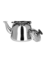 Royalford 5L Gas Stainless Steel Whistling Kettle, RF9843, Silver/Black