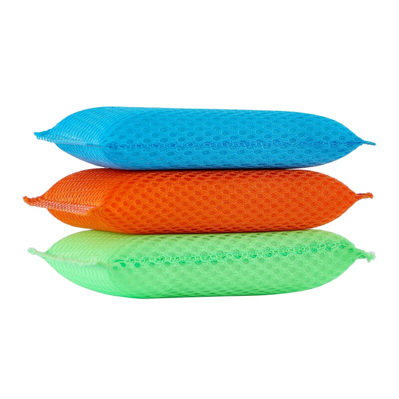 

Royalford RoyalBright Heavy Duty Scrub Sponges, RF11079, Multicolour, 3 x