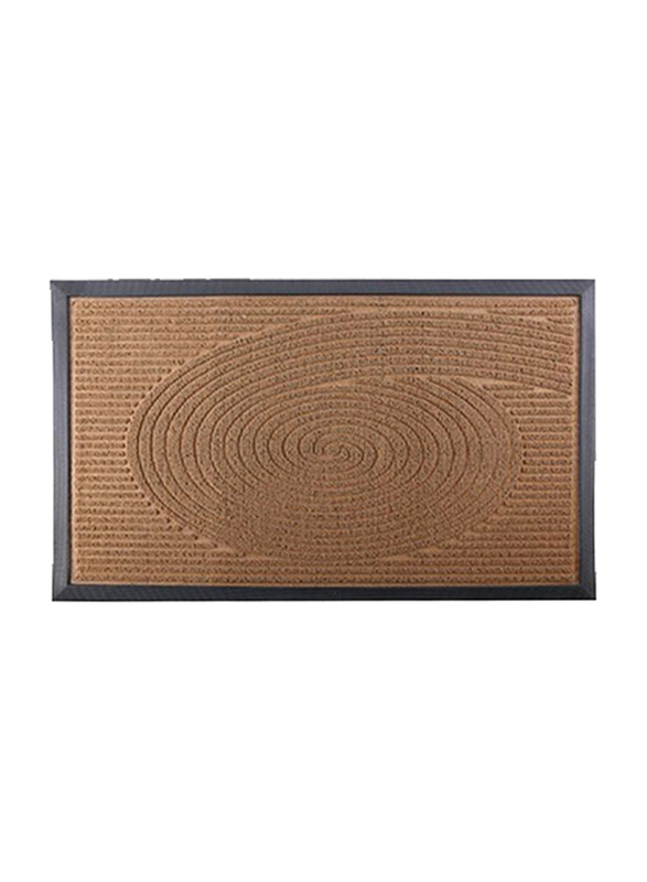 

RoyalFord Rectangular Door Mat, 45x75 cm, Brown