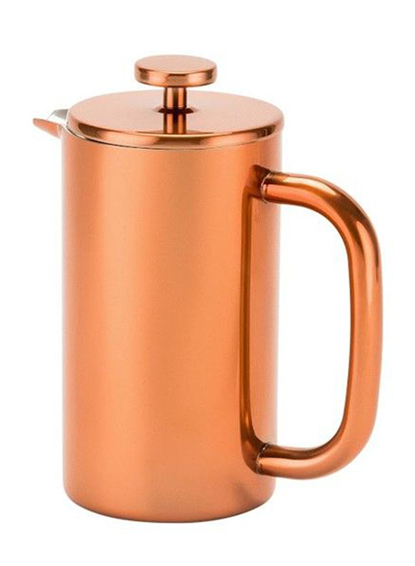 RoyalFord 800ml Double Wall Stainless Steel French Press Coffee Maker, RFU9017, Rose Gold