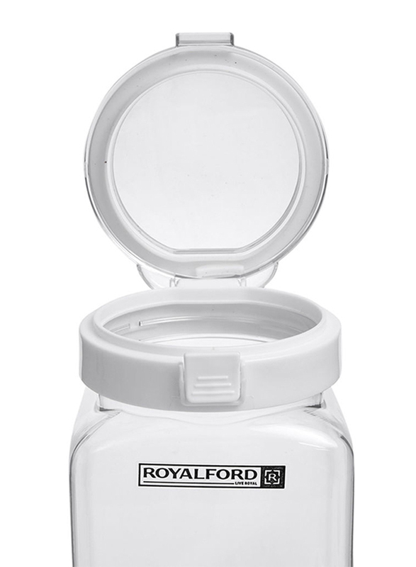 RoyalFord Pet Plastic Canister, 600ml, Clear