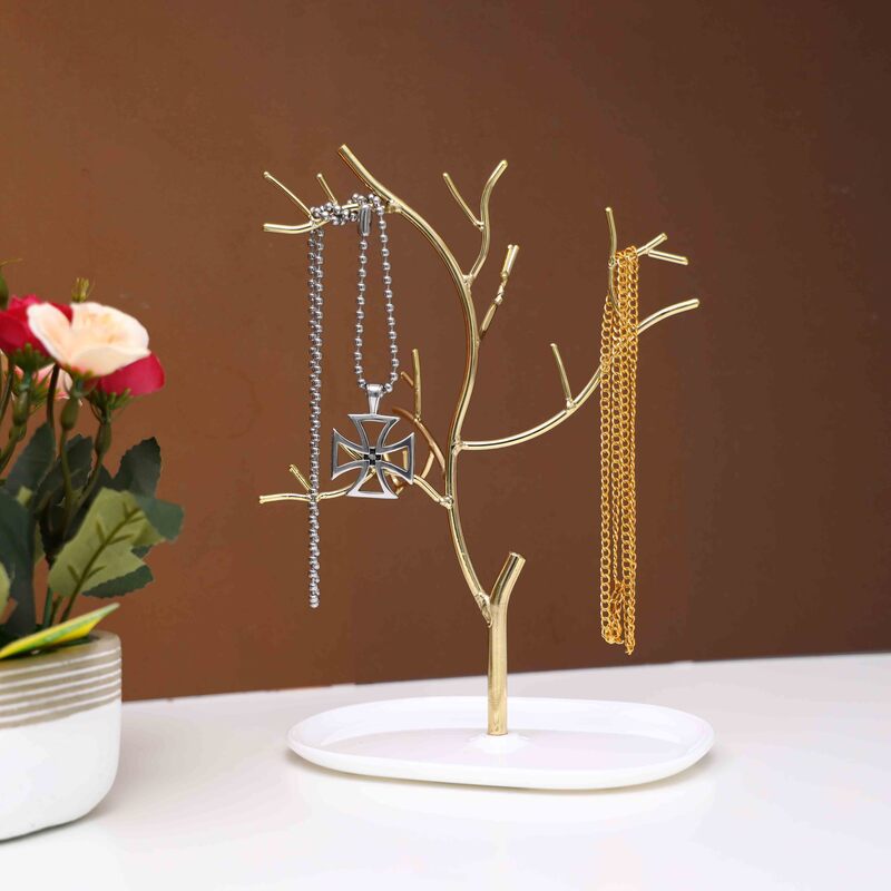Royalford Portable Jewellery Stand, RF9262, Gold