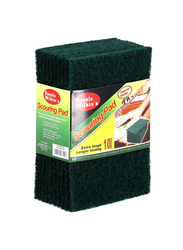 RoyalFord Rosele Wilkins Scouring Pad, 10 Pieces, Green