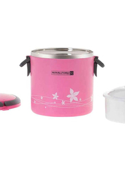 RoyalFord Stainless Steel Lunch Box, 1.8L, Pink