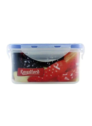 RoyalFord Plastic Airproof Box Container, 800ml, Clear/Blue