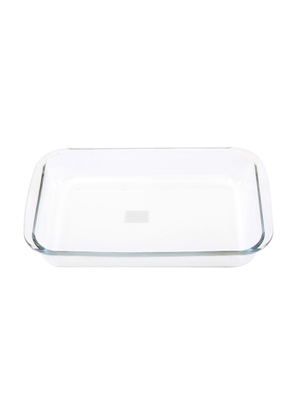 RoyalFord 1.8 Ltr Glass Rectangle Baking Dish, RF2694-GBD, Clear