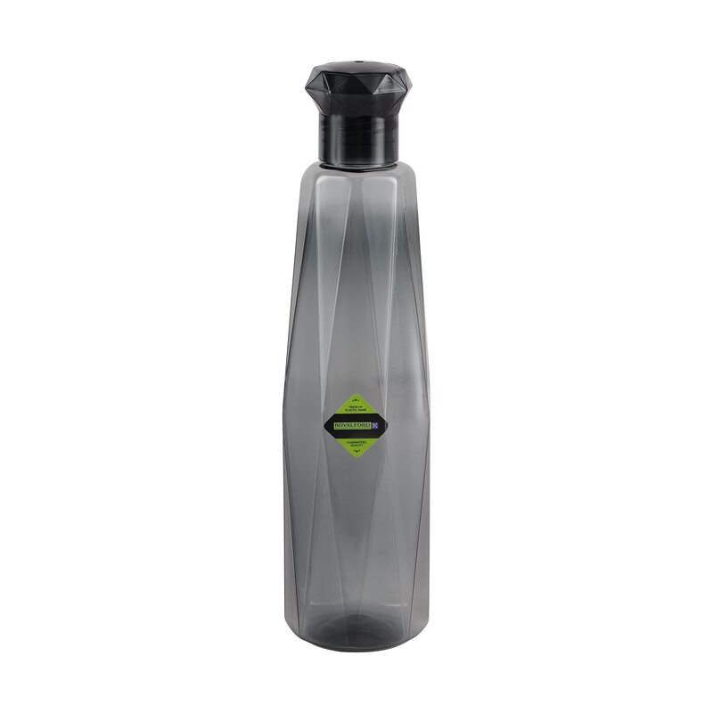 

Royalford 1.1 Ltr Plastic Textures Polymer Fridge Bottle, RF11711, Grey