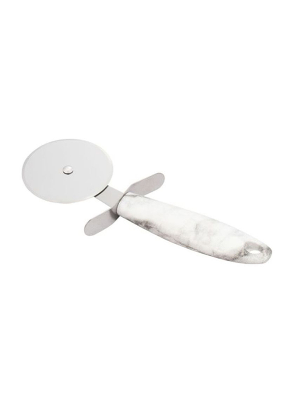 

RoyalFord 8cm Marble Designed ABS/Stainless Steel Pizza Cutter, White/Grey