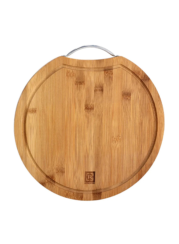 

RoyalFord Bamboo Round Cutting Board, Brown