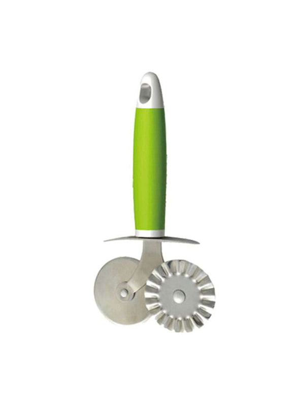 

RoyalFord Double Pizza Cutter, Green/Silver