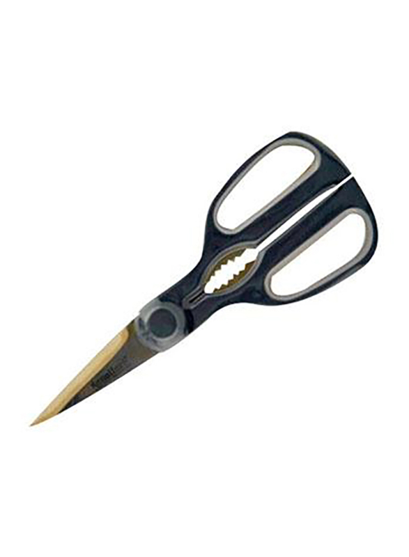 RoyalFord 8-inch Stainless Steel Kitchen Scissors, RF2992, Black