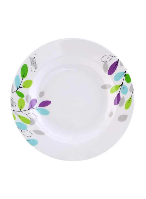 Royalford 10-inch Melamine Ware Deep Pasta Plate, RF7262, White