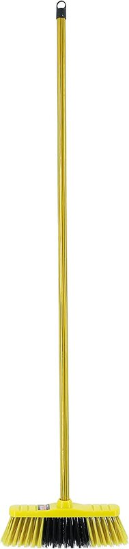

Royalford Floor Broom with a Long Handle, RF11651, Yellow/Black, 31cm