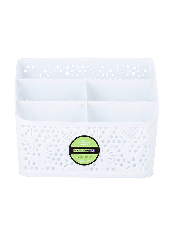 

Royalford Cutlery Holder, White