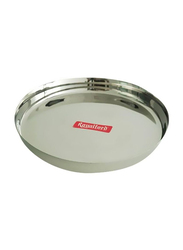 RoyalFord 14-inch Stainless Steel Thali Plate, RF5339, Silver