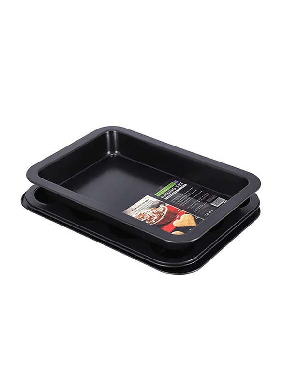 RoyalFord 3-Piece Rectangle Baking Set, RF9900, Black