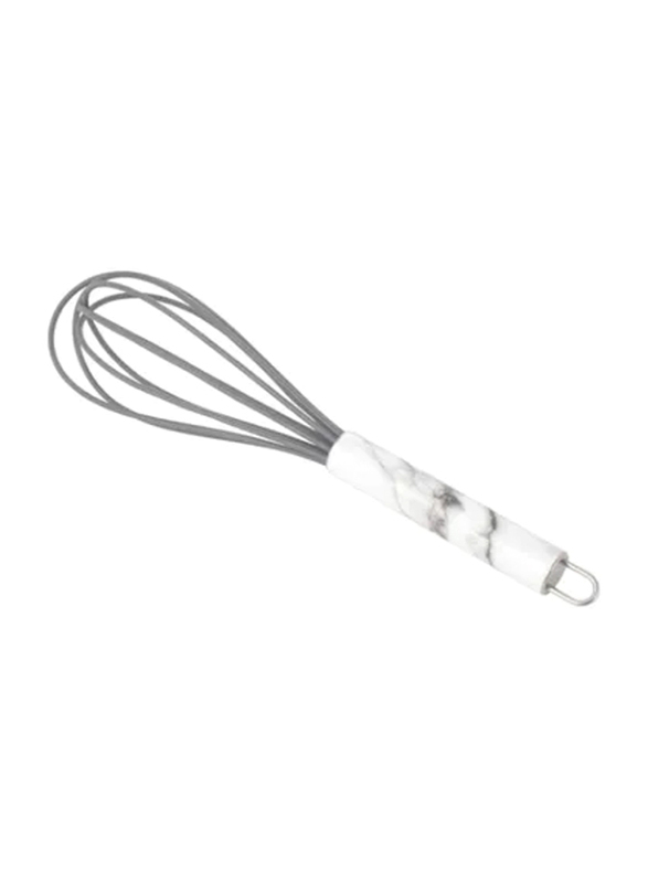 

RoyalFord 8cm Marble Designed Silicone Whisk, White/Grey