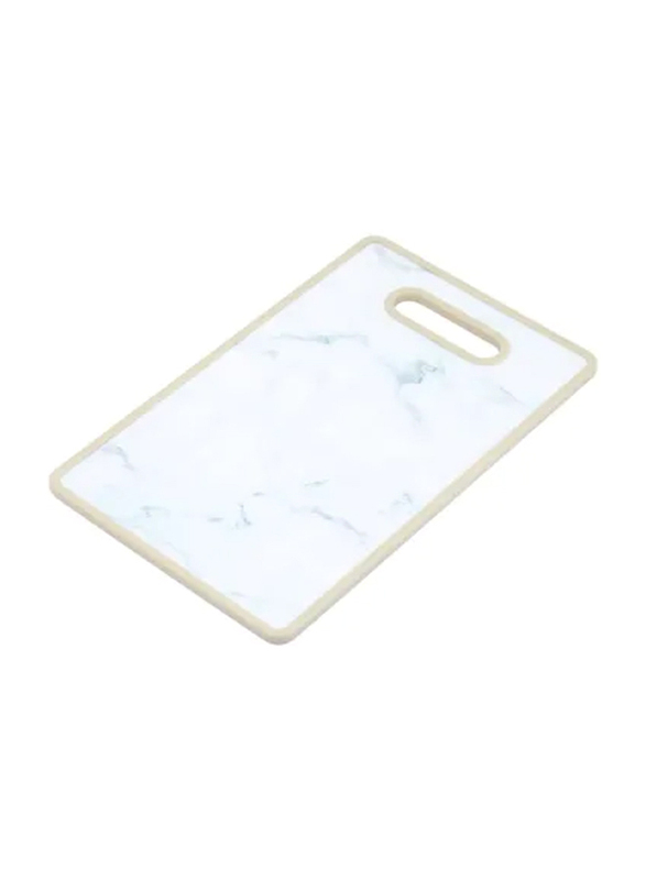 

RoyalFord 37cm Marble Designed Cutting Board, White/Beige