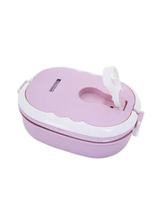 RoyalFord Plastic Air Tight Lunch Box, RF4398, Pink
