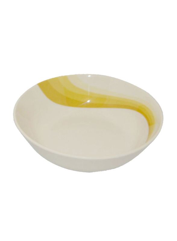 

RoyalFord 8.5-inch Melamine Ware Super Rays Serving Bowl, RF8045, Orange/White