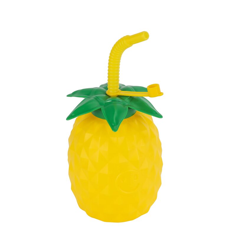 

Royalford Plastic High Quality Water Bottle with Straw, 850ml, Yellow