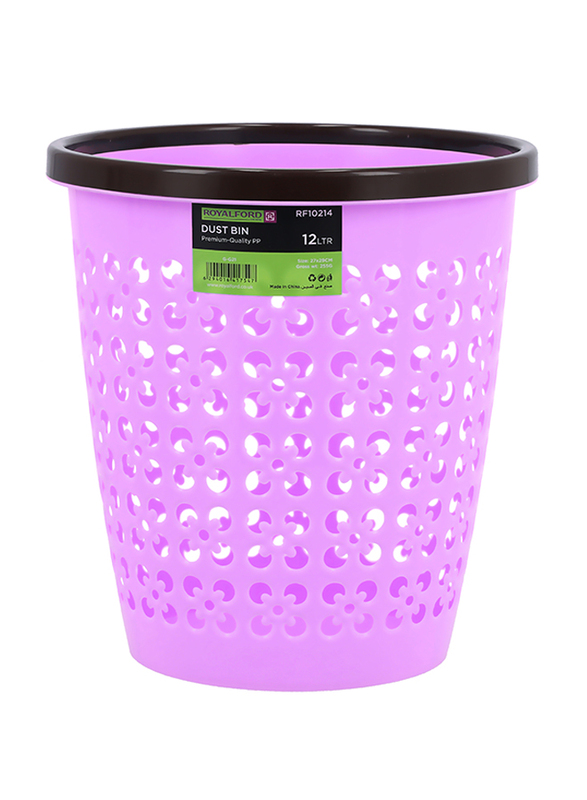 

Royalford Plastic Dustbin, Purple