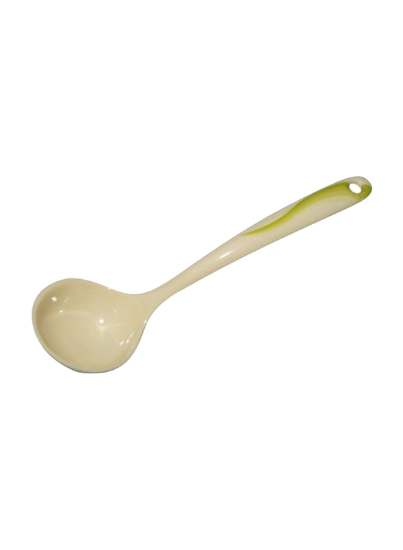 RoyalFord 8-inch Melamine Ware Super Rays Spoon, RF8039, Green/White