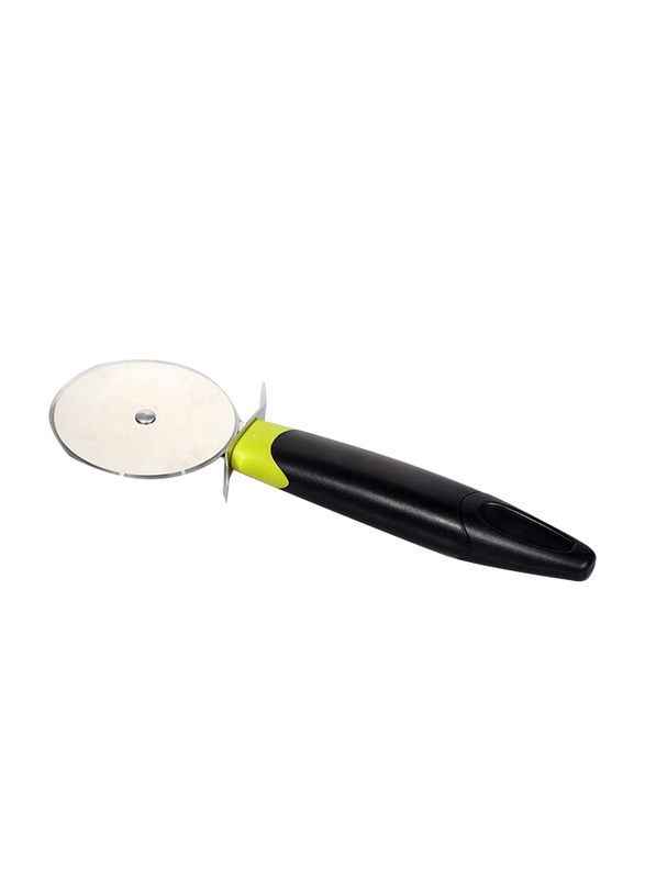 RoyalFord Stainless Steel Pizza cutter with ABS Handle, Silver/Black