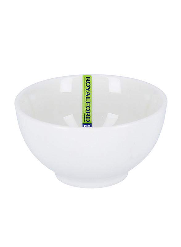 

Royalford 6-inch Porcelain Ware Serving Bowl, RF8763, White