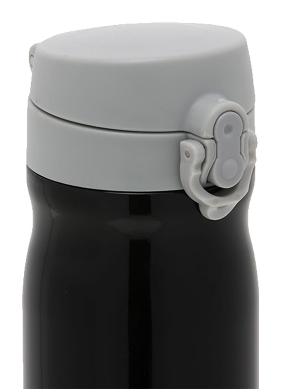 RoyalFord 500ml Double Wall Stainless Steel Vacuum Bottle, RFU9094, Black