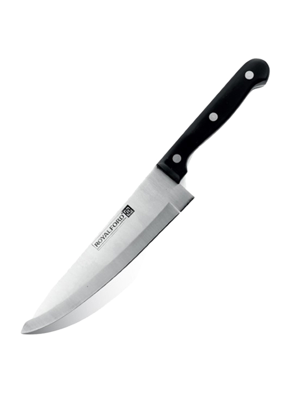RoyalFord 6-inch Stainless Steel Chef Knife, RF7828, Black