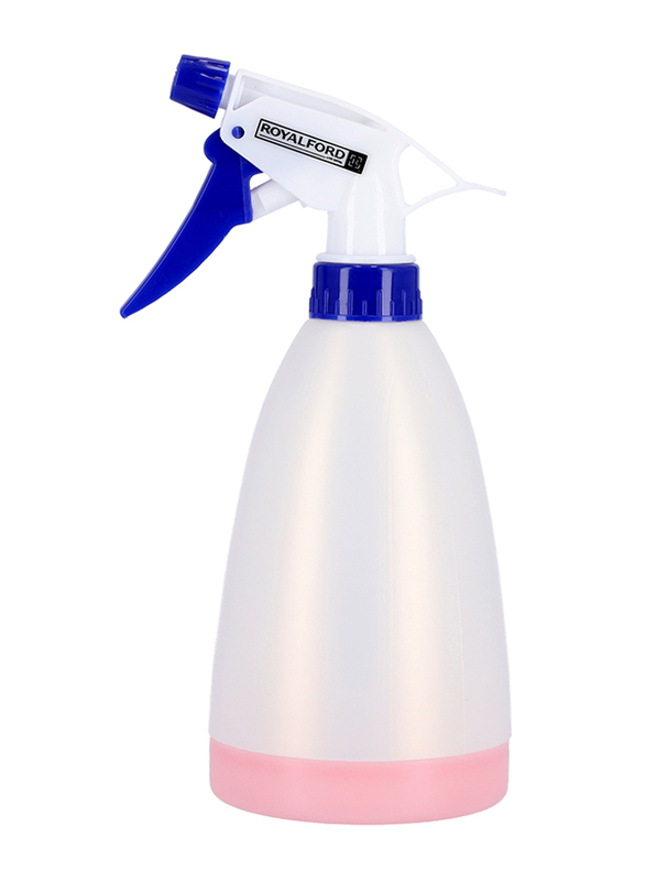 

Royalford 500ml Spray Bottle, White/Pink