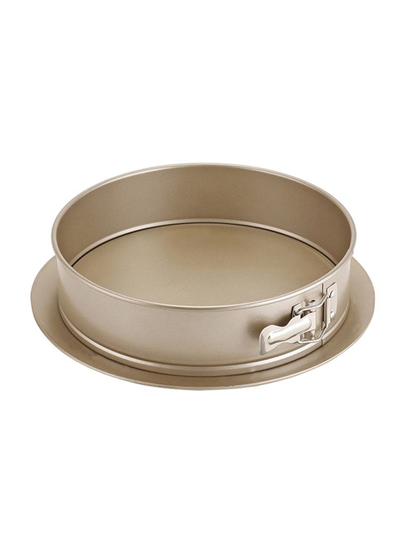 

RoyalFord 26cm Aluminium Spring Form Pan with Large Base, RF8797, 29.5x7x29.5cm, Gold