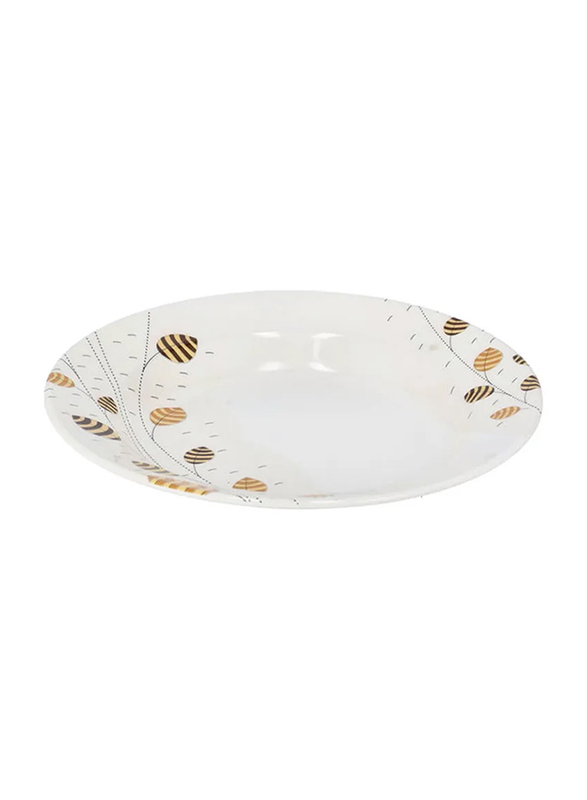 

RoyalFord 10-inch Melamine Ware Deep Round Dinner Plate, RF9879, White