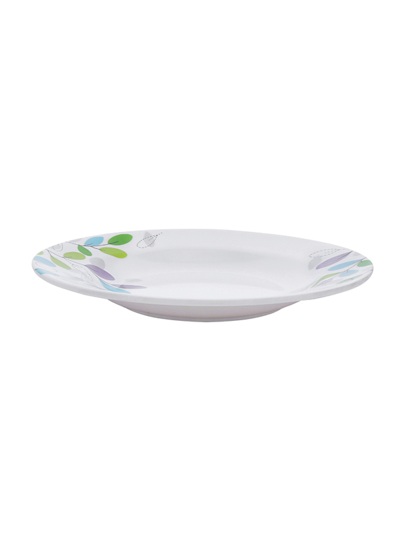 Royalford 10-inch Melamine Ware Deep Pasta Plate, RF7262, White